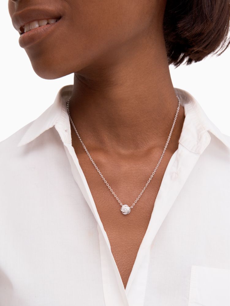Infinity And Beyond Knot Mini Pendant Necklace