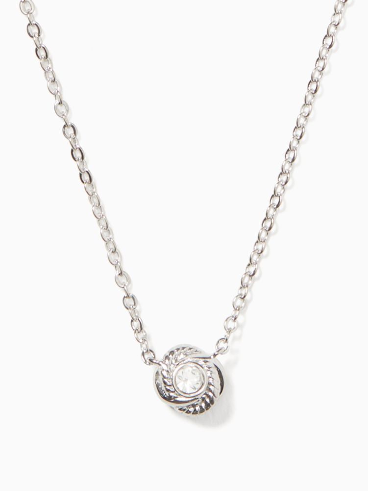 Infinity And Beyond Knot Mini Pendant Necklace
