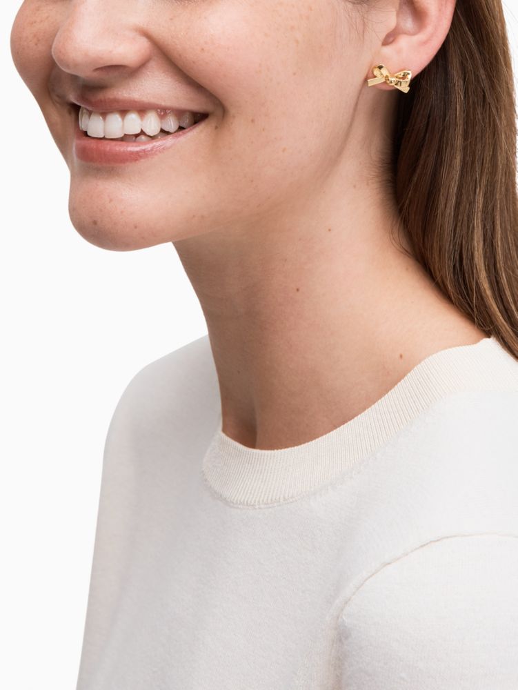 Skinny Mini Bow Studs