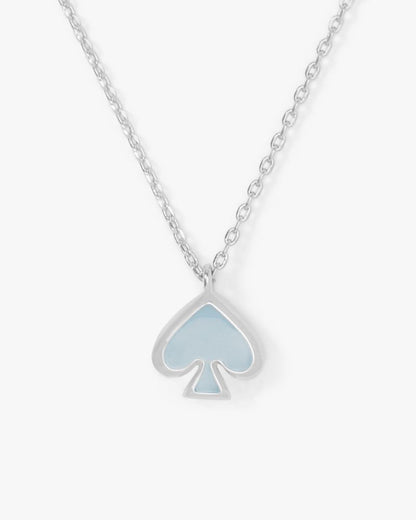 Everyday Spade Enamel Mini Pendant