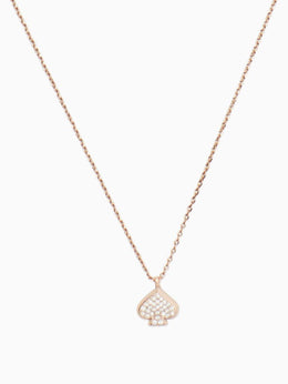 Everyday Spade Pave Mini Pendant