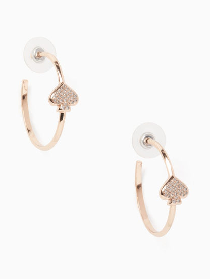 Everyday Spade Pave Hoops