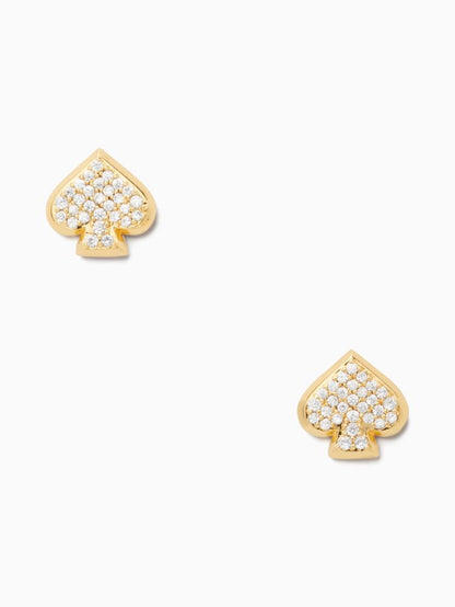 Everyday Spade Pavé Studs