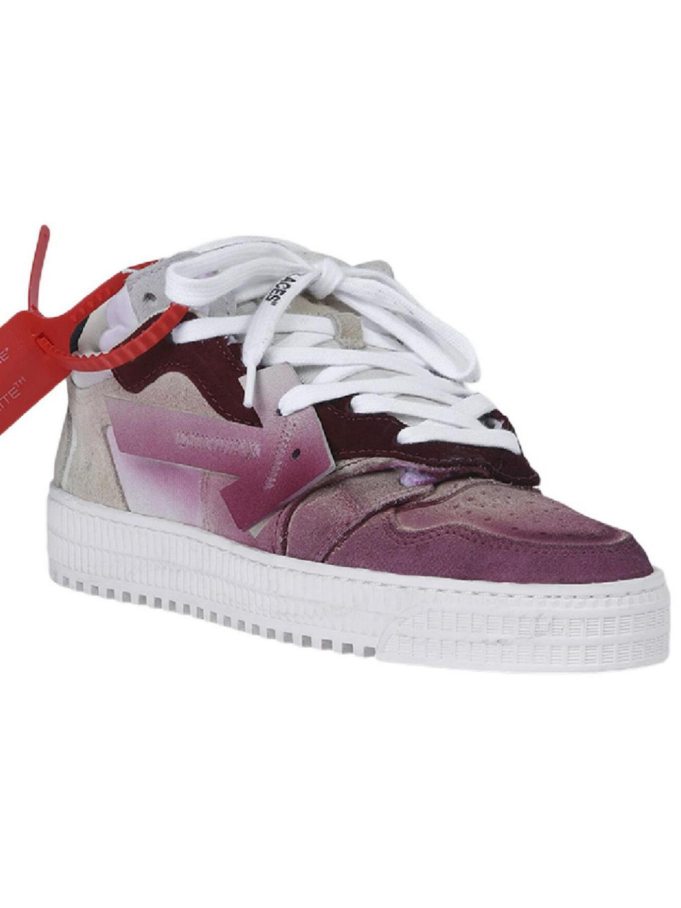 Off White OFF-WHITE OFF COURT LOW FLOATING ARROW SNEAKERS NUDE PINK WOMENS - Size: UK 5 Sneakers | Shop From The Mirage