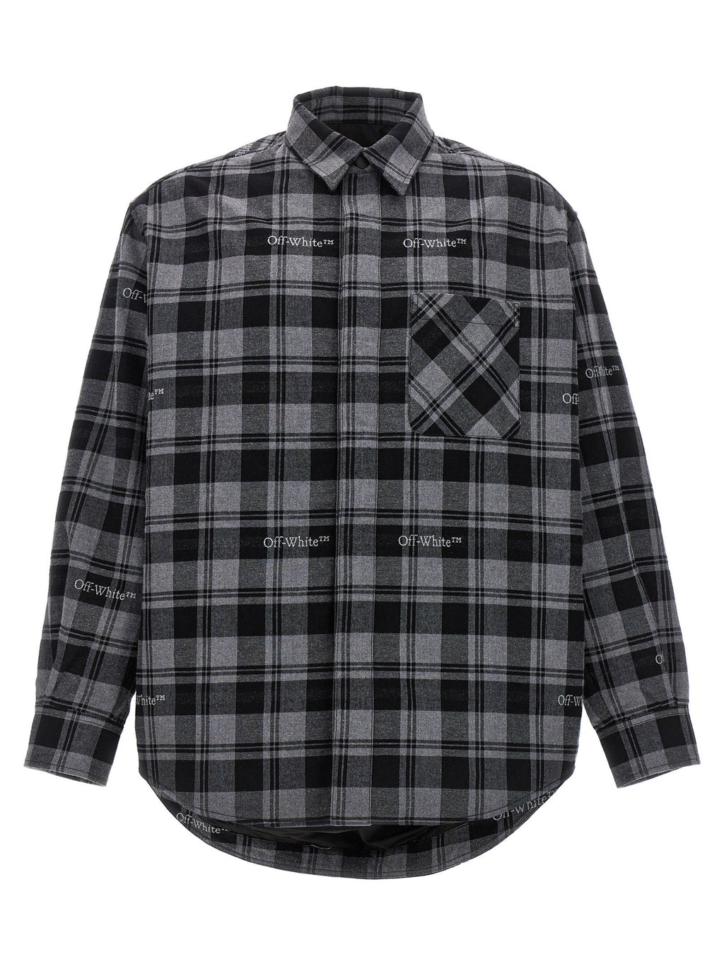 Off White 'Check Flannel Padded' Jacket