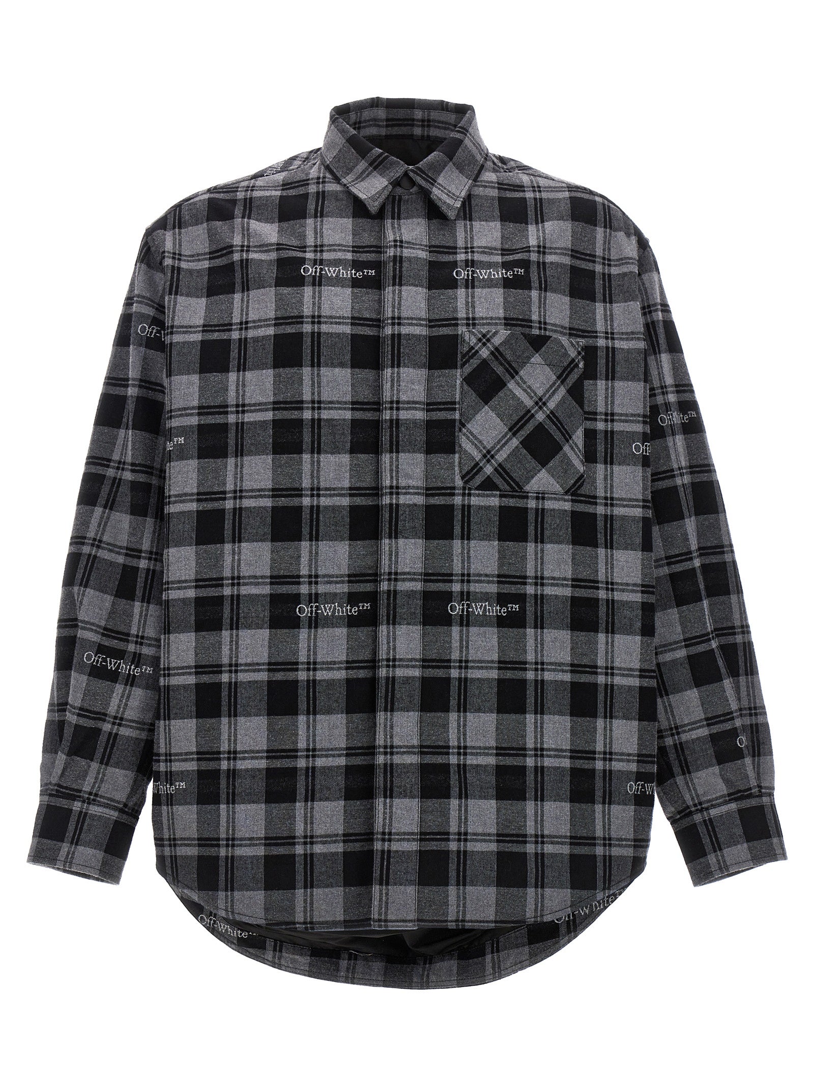 Off White 'Check Flannel Padded' Jacket