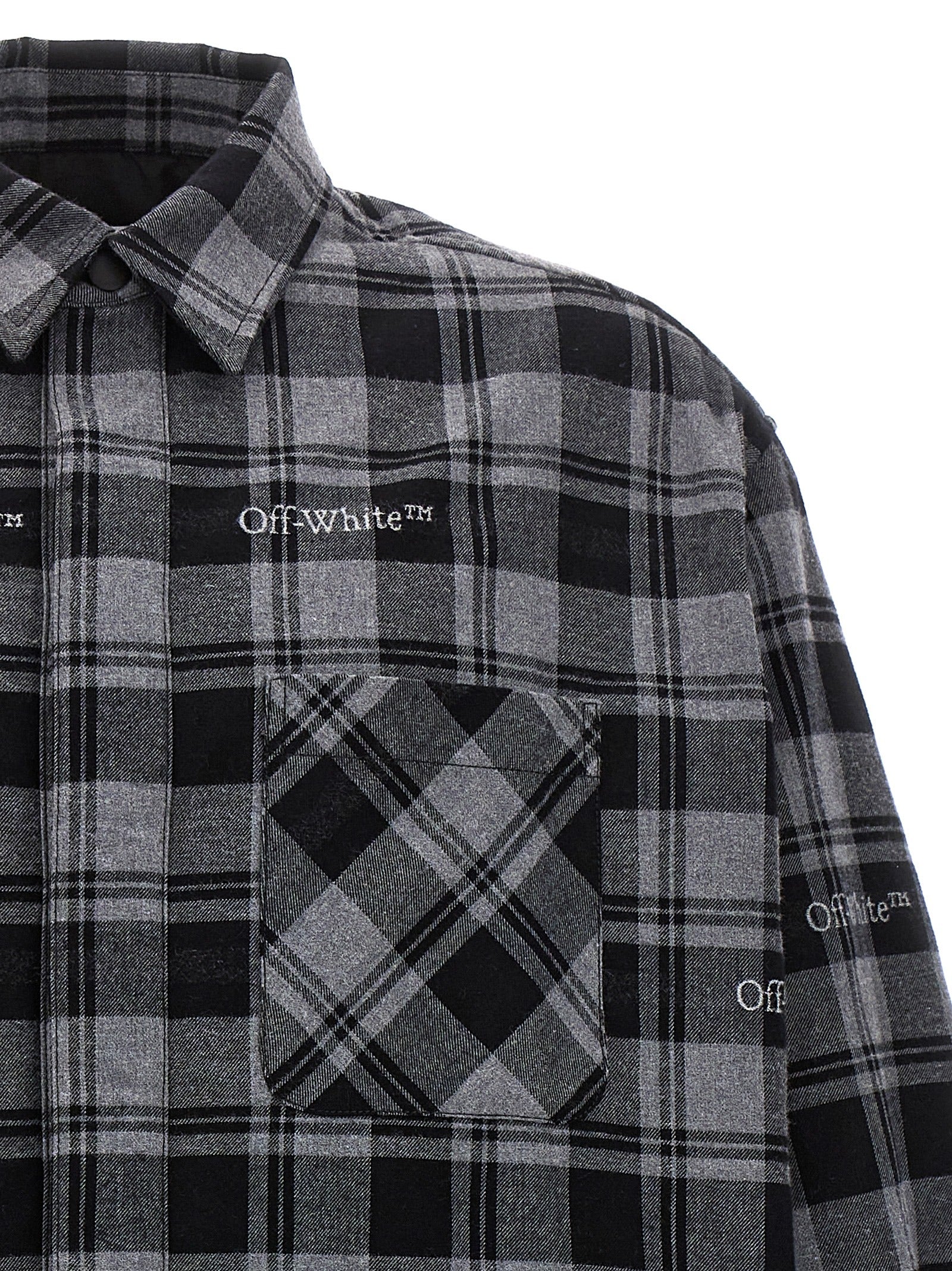 Off White 'Check Flannel Padded' Jacket