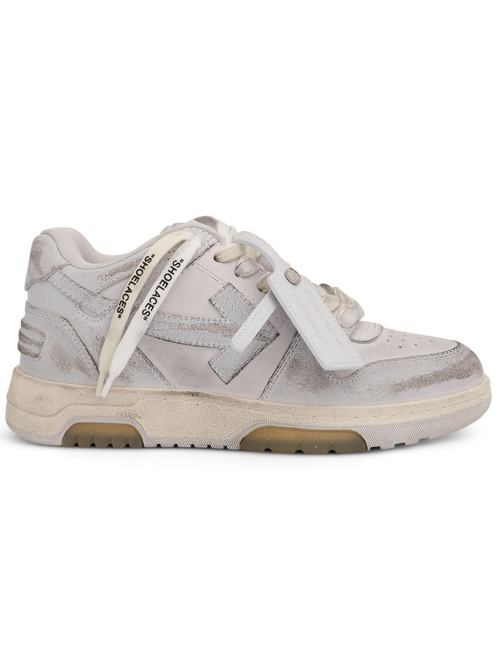 Off White OFF-WHITE OUT OF OFFICE VINTAGE SNEAKERS WHITE WHITE WOMENS - Size: UK 6 Sneakers | Shop From The Mirage