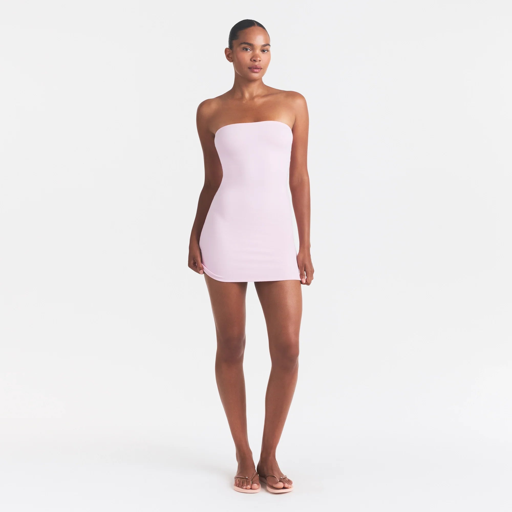 Cotton Jersey Mini Tube Dress