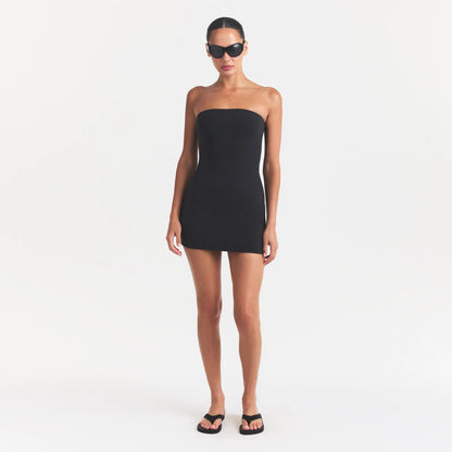 Cotton Jersey Mini Tube Dress
