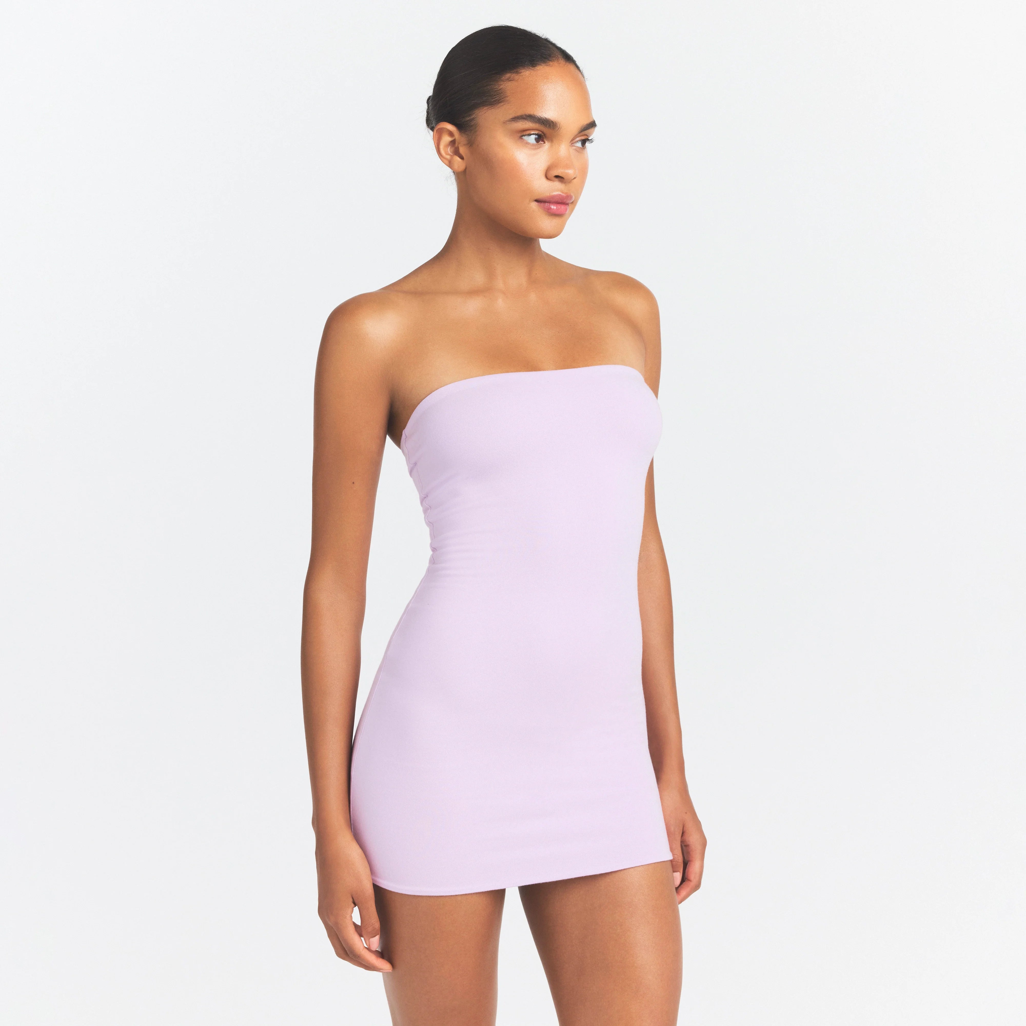 Cotton Jersey Mini Tube Dress