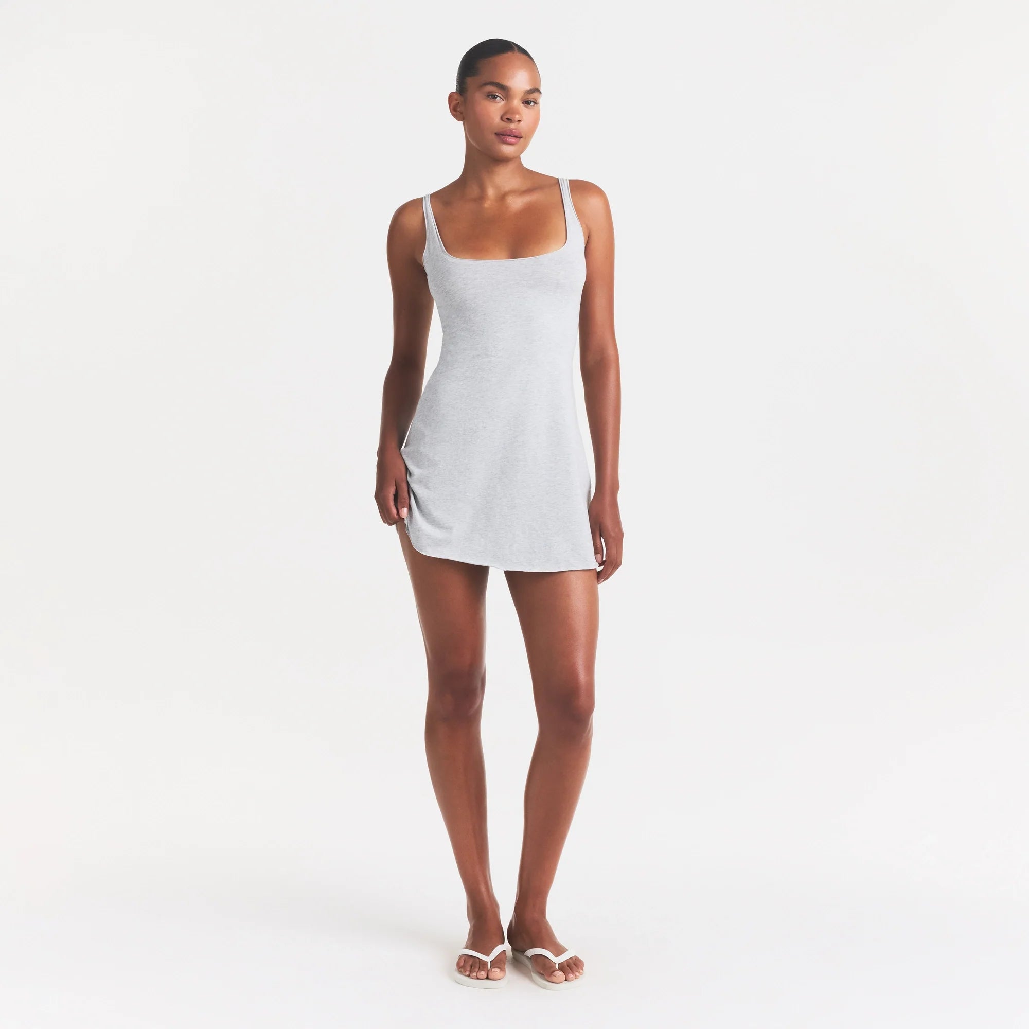 Cotton Jersey Mini Dress