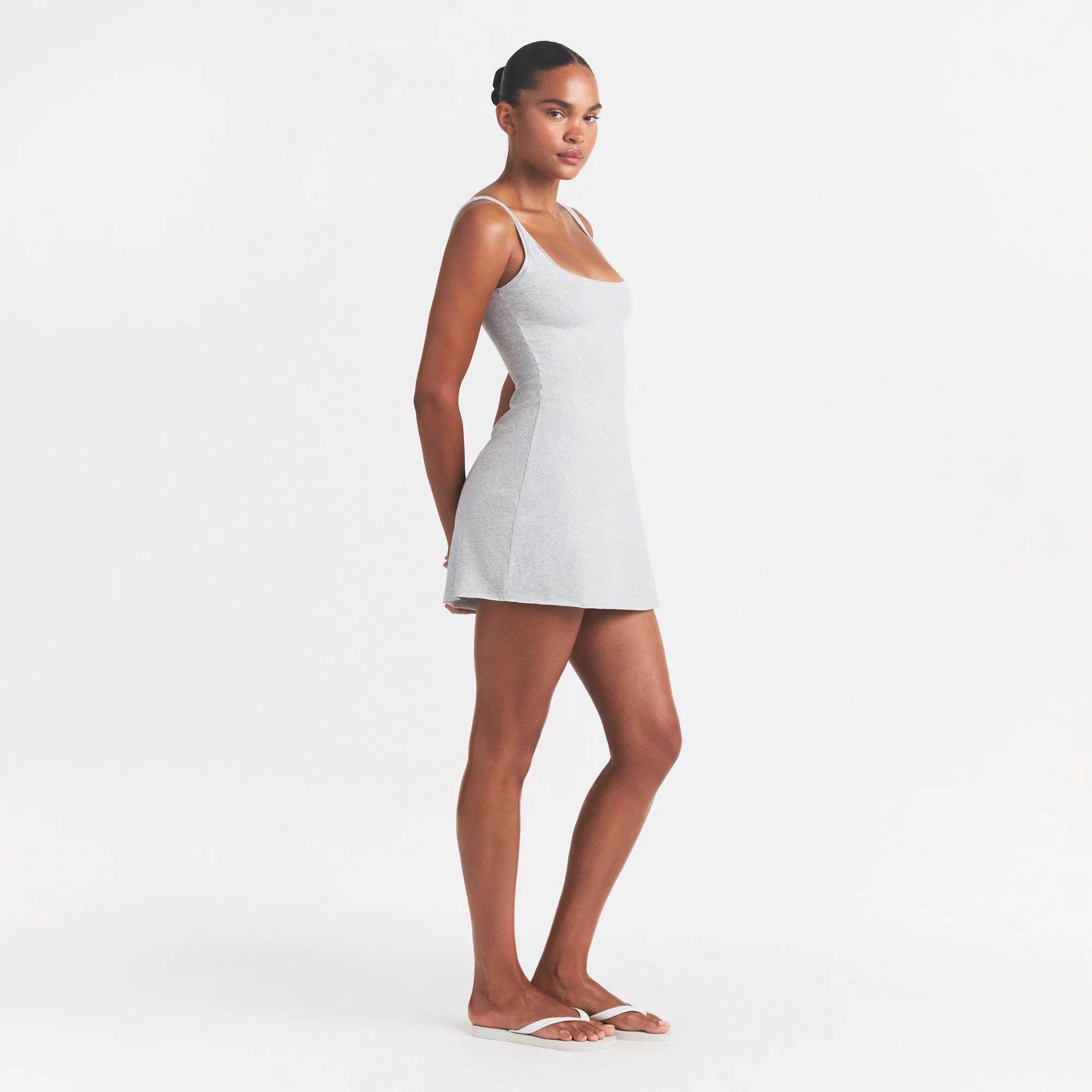Cotton Jersey Mini Dress