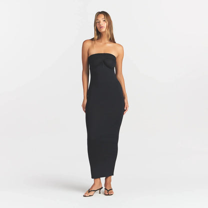 Smooth Layers Convertible Long Dress
