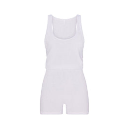 WORN IN JERSEY HEART ONESIE | SNOW