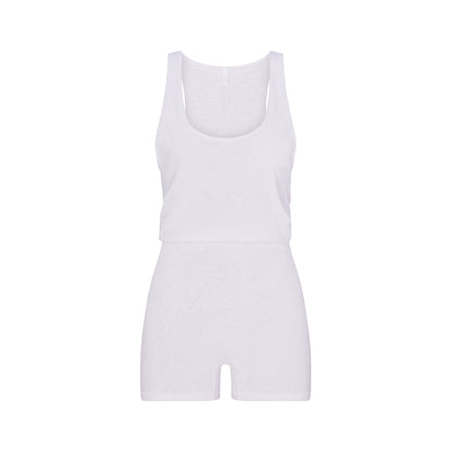 WORN IN JERSEY HEART ONESIE | SNOW