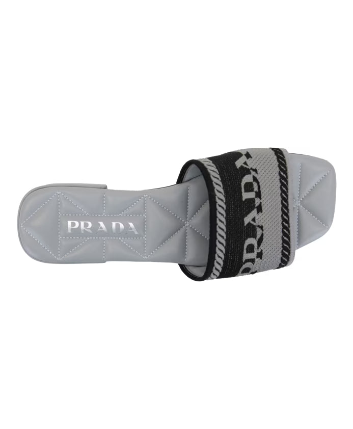 Prada Quilted Leather Strap Sandals