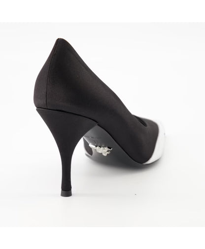 Prada Satin and leather pumps