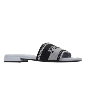 Prada Quilted Leather Strap Sandals