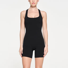 OUTDOOR MID THIGH ONESIE | ONYX