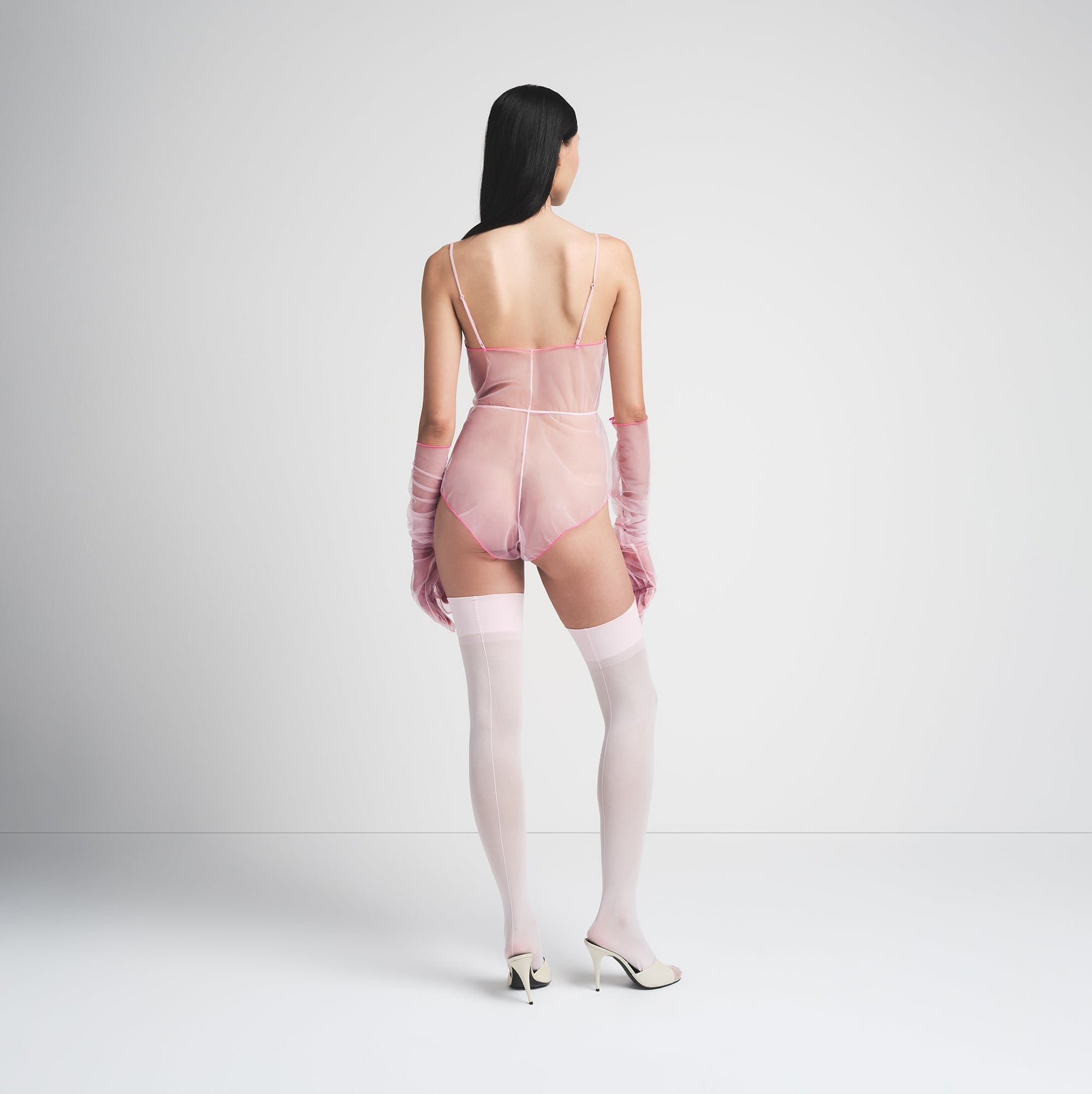 TULLE TEDDY | CHERRY BLOSSOM CONTRAST
