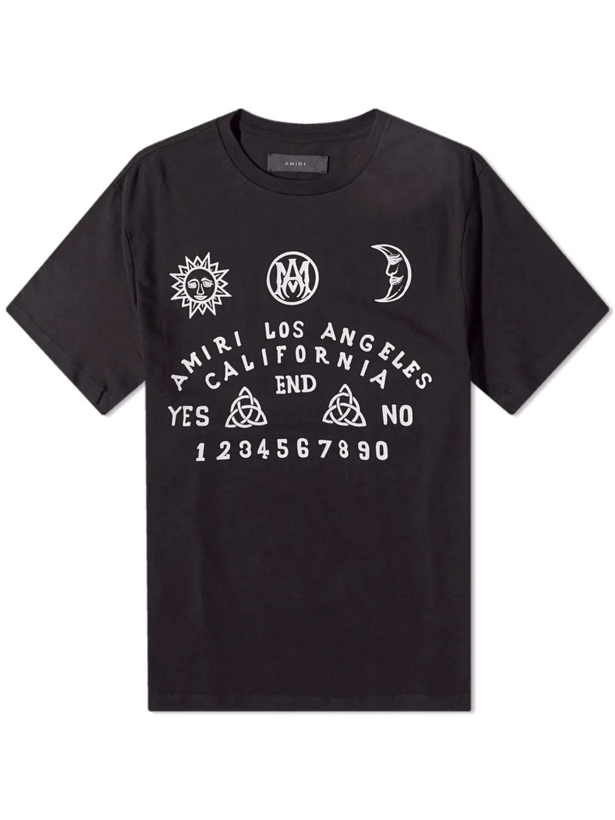 AMIRI OUIJA BOARD TEE BLACK