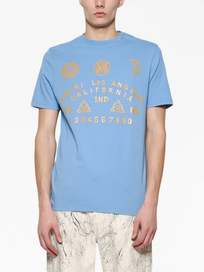 AMIRI OUIJA BOARD TEE CAROLINA BLUE