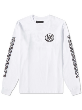 AMIRI OUIJA LONG SLEEVE TEE WHITE