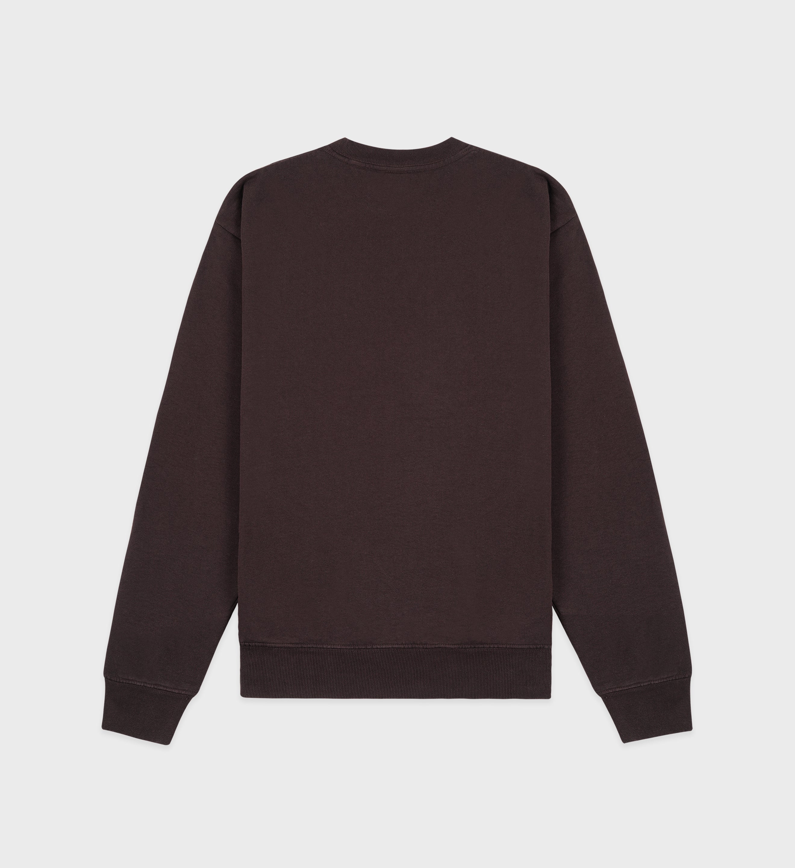 Oval Health crewneck - Chocolate/Cream
