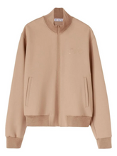 OFF-WHITE QUOTE WOOL SLIM TRACKTOP BEIGE