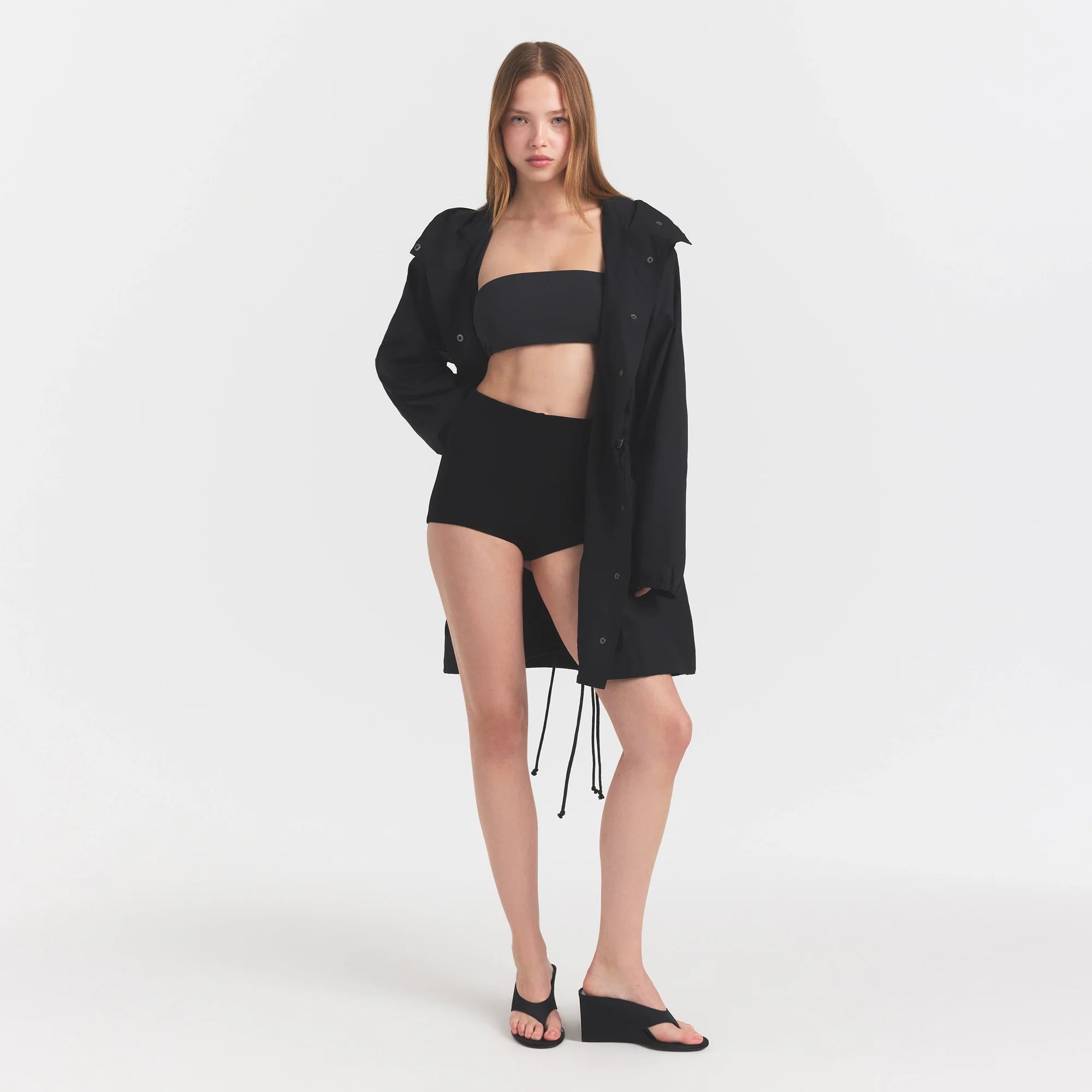 Woven Cotton Oversized Anorak