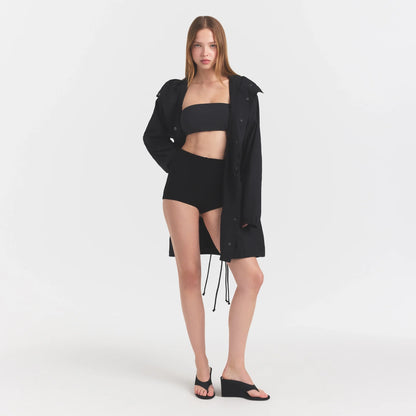 Woven Cotton Oversized Anorak