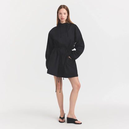 Woven Cotton Oversized Anorak