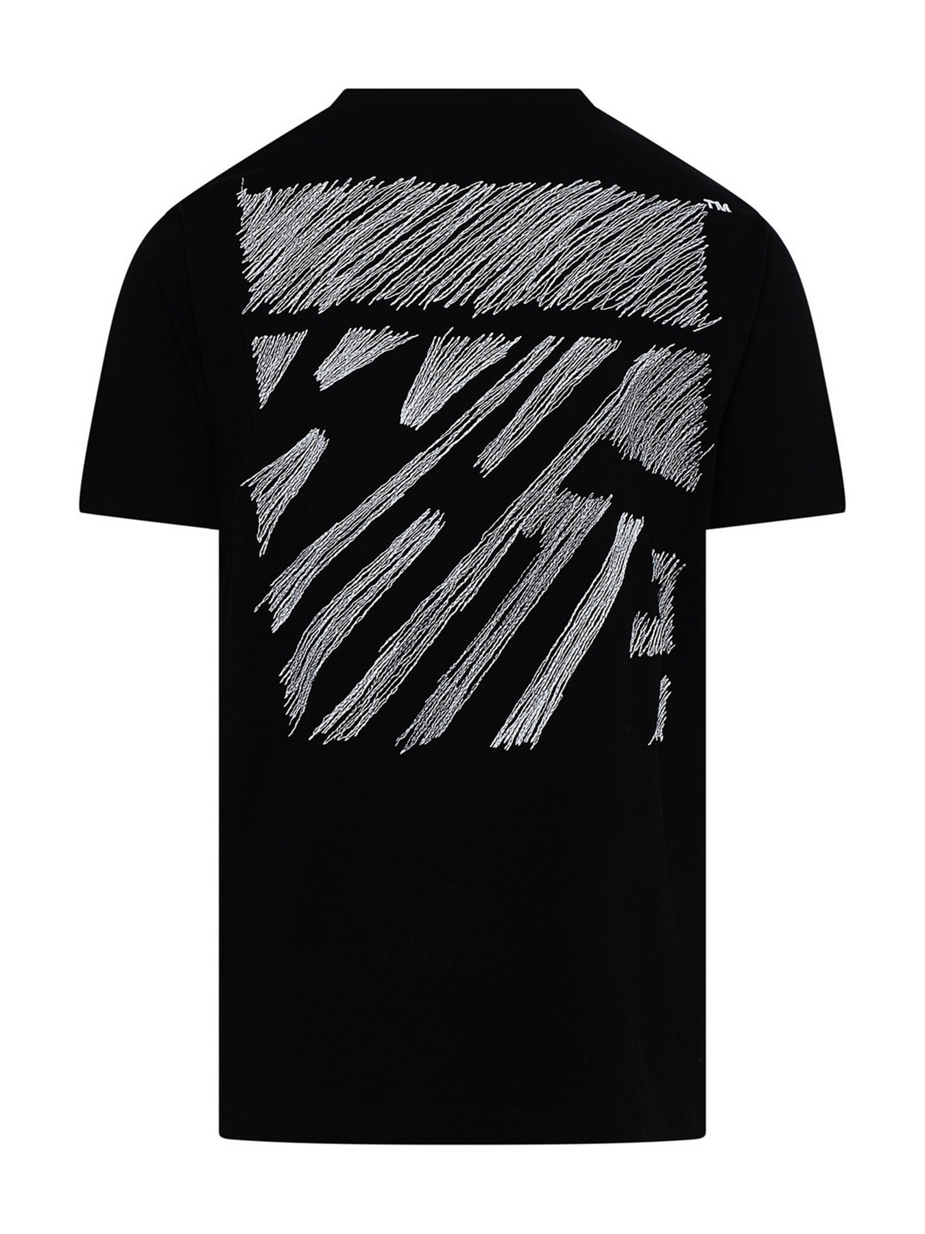 Off White OFF-WHITE SCRIBBLE DIAG SLIM TEE BLACK - Size: XS T-Shirts | Shop From The Mirage