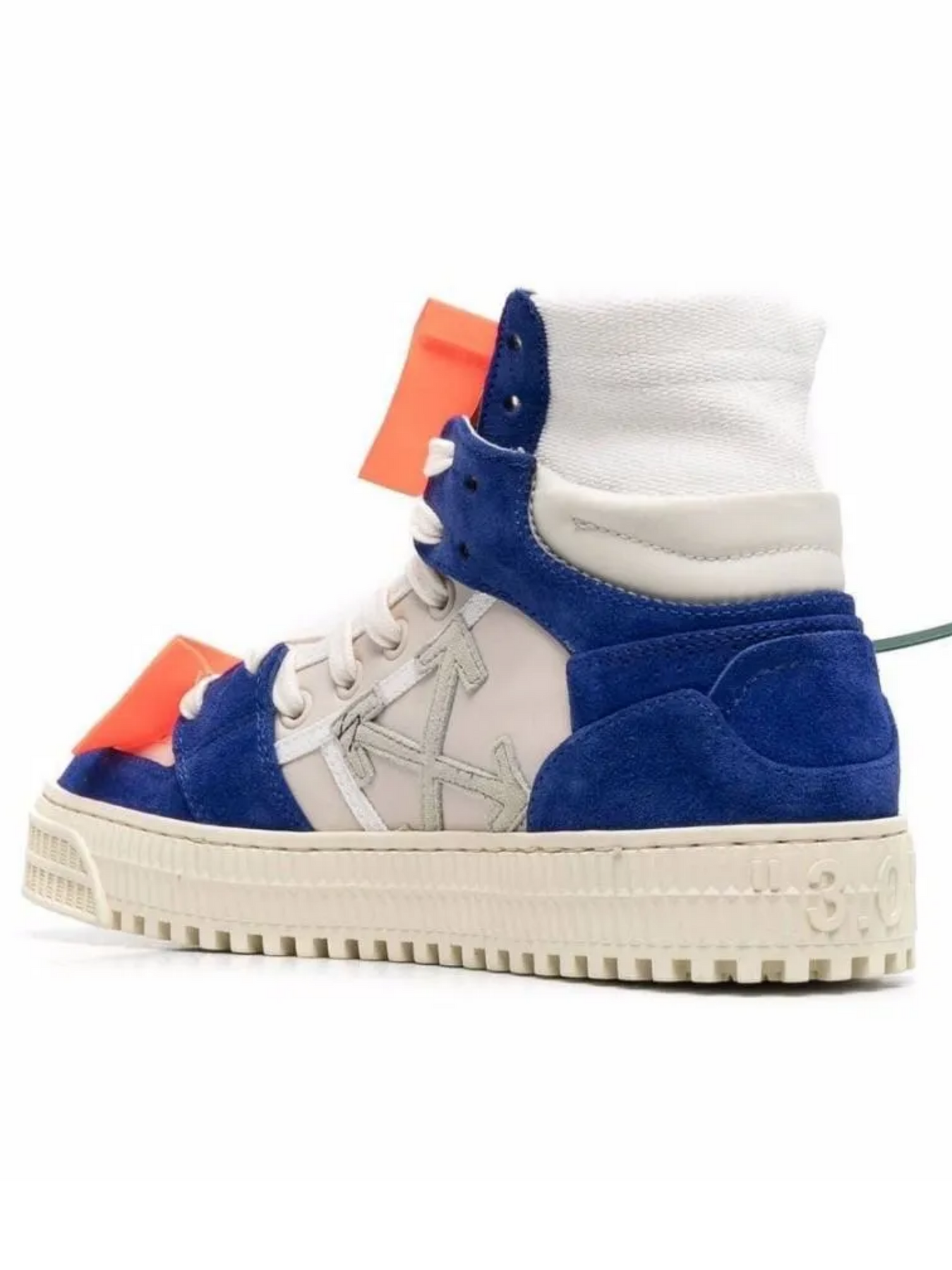 OFF-WHITE OFF-COURT 3.0 HIGH TOP SNEAKERS WHITE BLUE