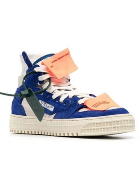 OFF-WHITE OFF-COURT 3.0 HIGH TOP SNEAKERS WHITE BLUE