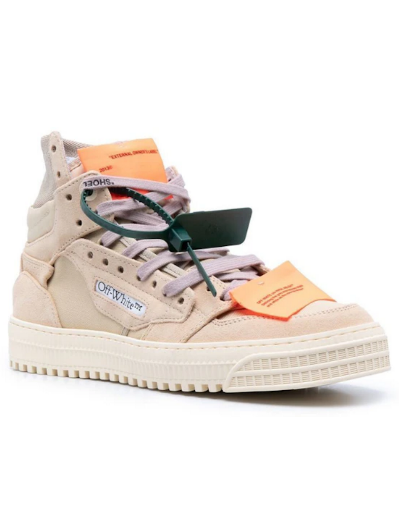 Off White OFF-WHITE OFF-COURT 3.0 HIGH TOP SNEAKERS BEIGE - Size: 40 Sneakers | Shop From The Mirage