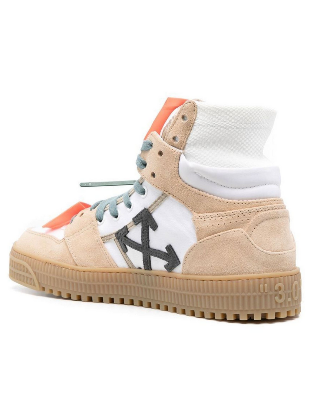 Off White OFF-WHITE OFF-COURT 3.0 HIGH TOP SNEAKERS WHITE SAND - Size: 40 Sneakers | Shop From The Mirage