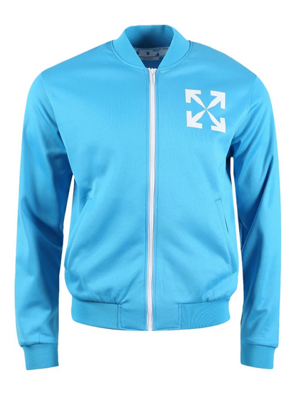 Off White OFF-WHITE ARROW TRACK JACKET BLUE - Size: S Sweatshirts | Shop From The Mirage