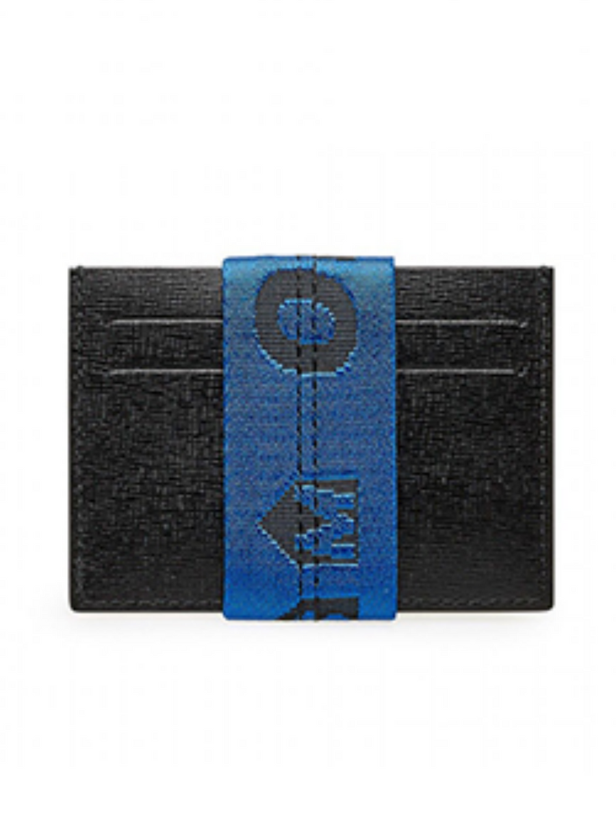 Off White OFF-WHITE X DSM CARD HOLDER BLACK BLUE - Wallets | Shop From The Mirage
