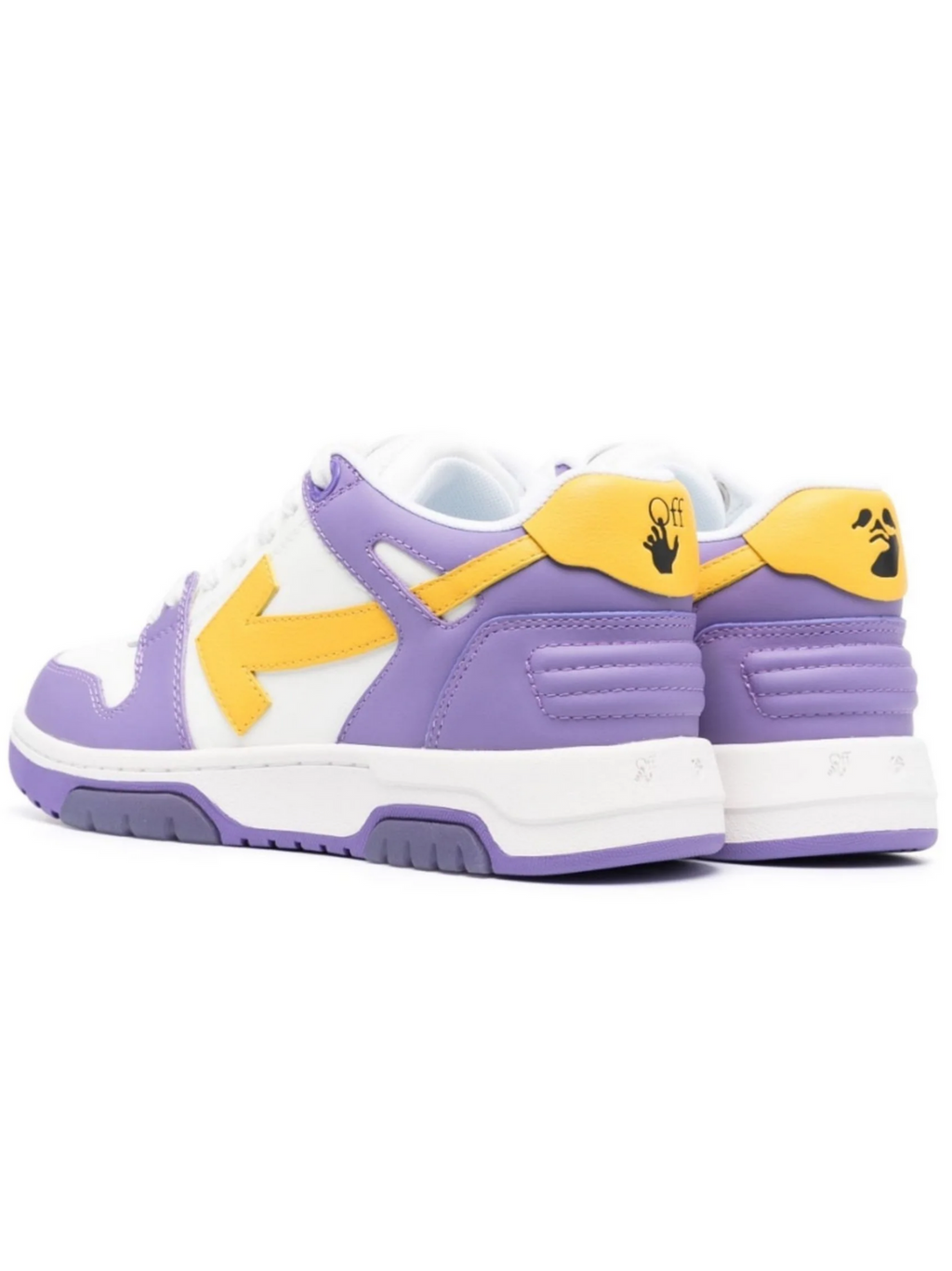 Off White OFF-WHITE OUT OF OFFICE SNEAKERS PURPLE YELLOW - Size: 40 Sneakers | Shop From The Mirage