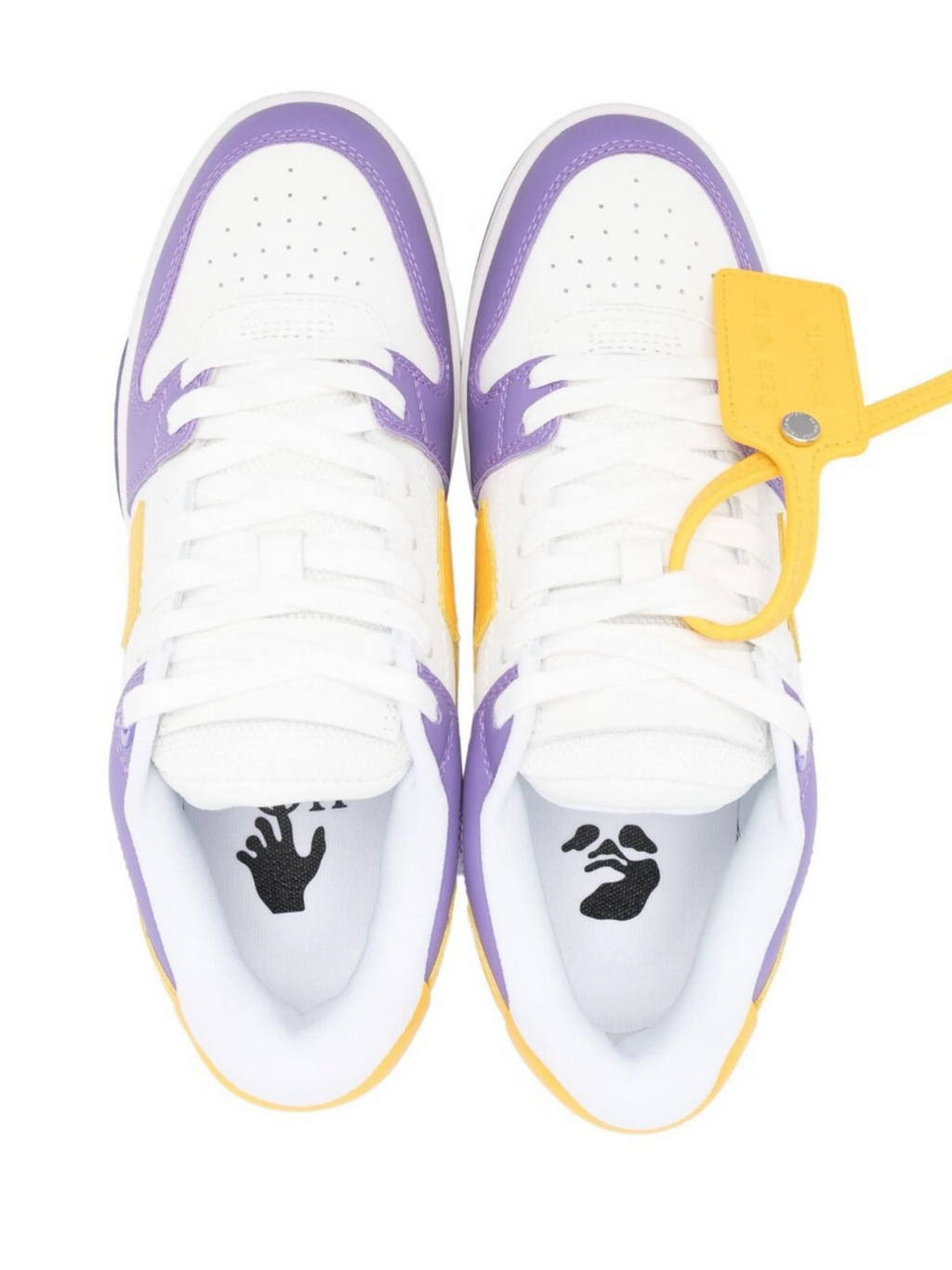 Off White OFF-WHITE OUT OF OFFICE SNEAKERS PURPLE YELLOW - Size: 40 Sneakers | Shop From The Mirage