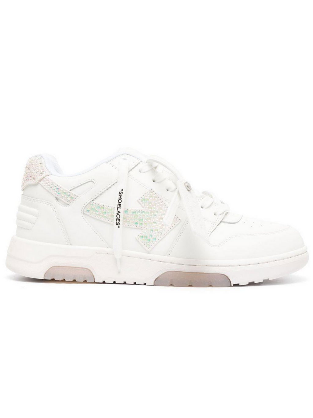 Off White OFF-WHITE OUT OF OFFICE STRASS ARROW SNEAKERS WHITE - Size: UK 11 Sneakers | Shop From The Mirage