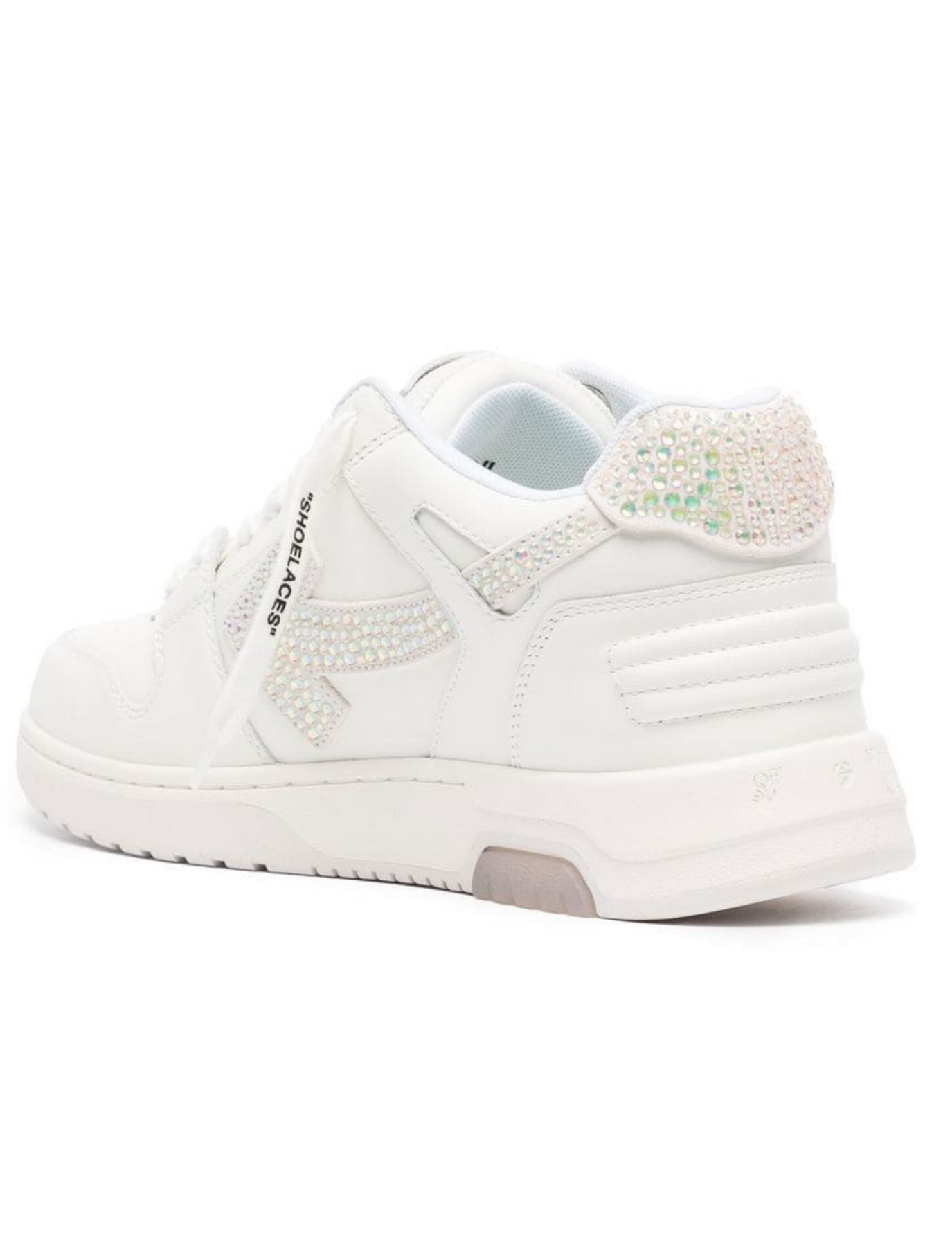 Off White OFF-WHITE OUT OF OFFICE STRASS ARROW SNEAKERS WHITE - Size: UK 11 Sneakers | Shop From The Mirage