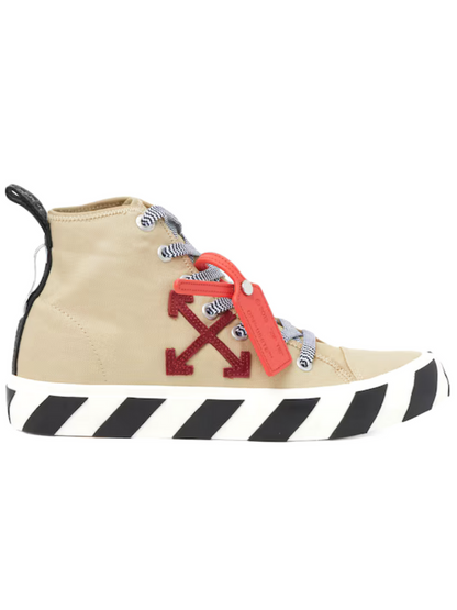 Off White OFF-WHITE VULC MID SNEAKERS SAND - Size: UK 5 Sneakers | Shop From The Mirage