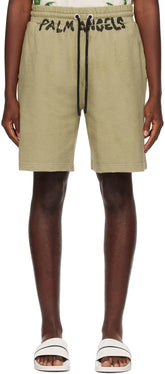 Khaki Faded Shorts