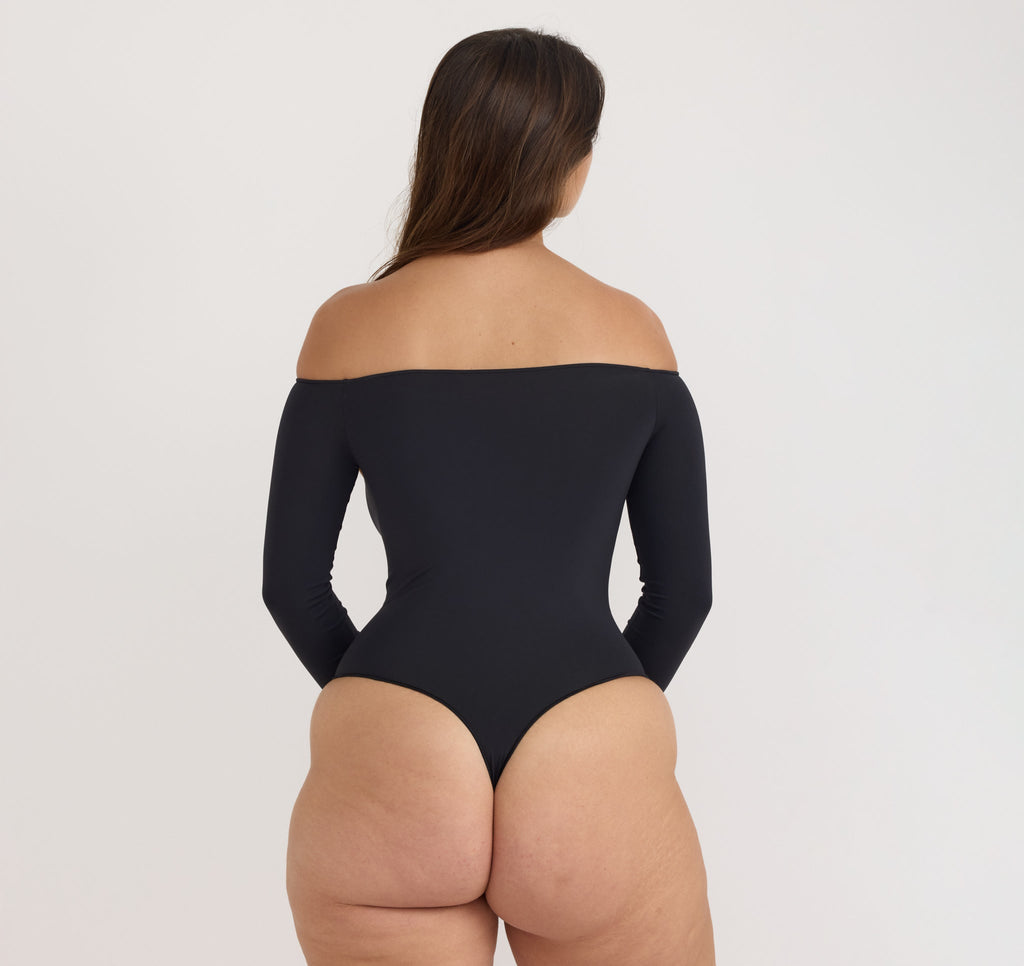 Smooth Off-Shoulder Bodysuit