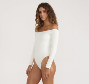 Smooth Off-Shoulder Bodysuit