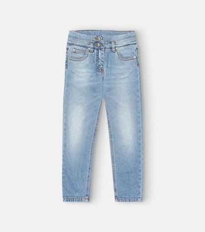 patch denim jeans