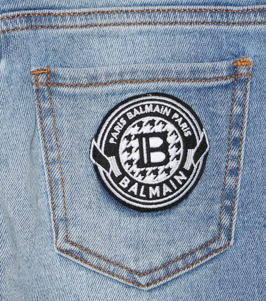 patch denim jeans
